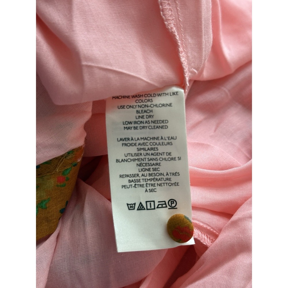 Anthropologie NWT Tiered True Dress Small Patchwork Colorblock‎ Floral Midi Boho - Picture 7 of 10